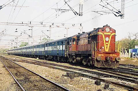 A train in India. Picture for illustrative purposes only.