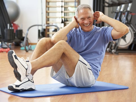 Try this! Sit-ups that use momentum