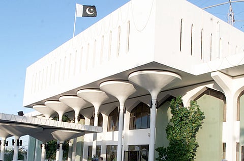 Pakistan Embassy building in Abu Dhabi 