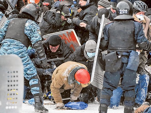 The fascists face of Ukraine protests