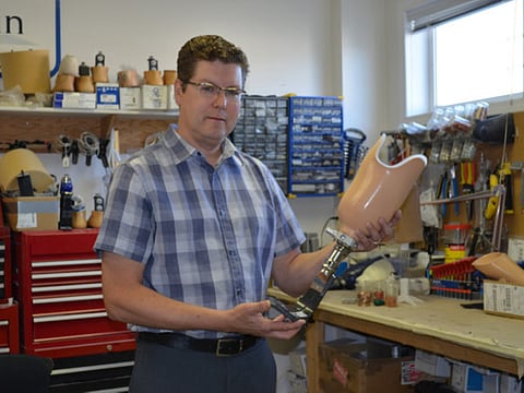 The prosthetist who makes people whole again