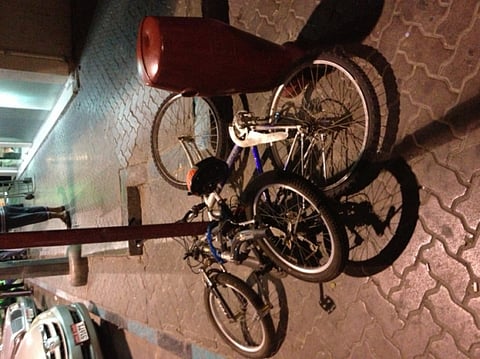Abandoned bicycles can be dangerous