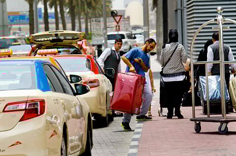 [Tourists at Dubai hotels, picture for illustrative purposes] Dubai Municipality continues to do intensive inspection of hotels in Dubai ensure COVID-19 preventive measures. Dubai skyline photo for illustrative purpose only.