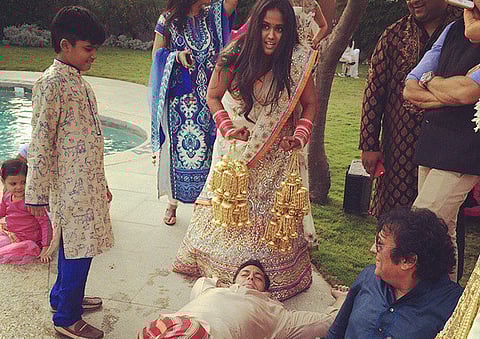 Salman shares sister’s wedding pictures online