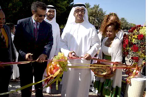 Shaikh Abdullah inaugurates Ethiopian embassy