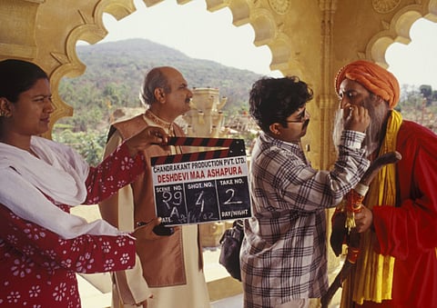 Filming in Mumabi
