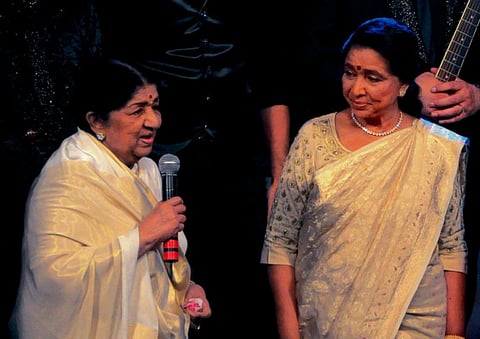 Lata Mangeshkar, Asha Bhosle work on new album