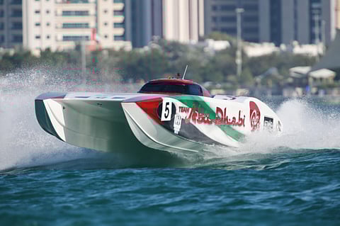 Team Abu Dhabi pair take place third in race one