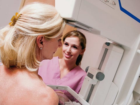AI can reduce the workload for radiologists. Researchers estimate that AI technology reduced screen reading time by about 44 per cent when a computer was used to analyse mammograms.