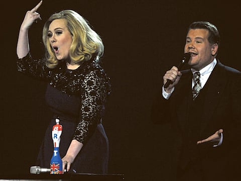 James Corden braves his last Brits