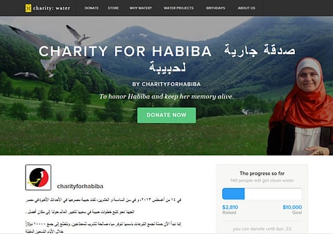 A charity drive to provide water