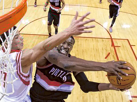 Wesley Matthews, right, has joined the LA Lakers