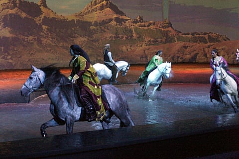 Cavalia show rides from Abu Dhabi to Dubai