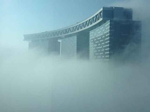 How fog turned Abu Dhabi into Star Wars Cloud City