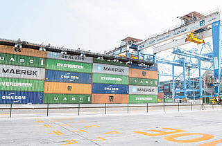 A file image of Khalifa Port in Abu Dhabi, used for illustrative purposes.