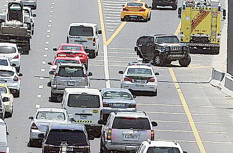 Abu Dhabi Police have urged drivers to make way for emergency vehicles