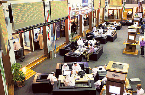 The Dubai Financial Market. UAE benchmarks started the week on a positive note, rallying as some nations in the region eased restrictions from lockdowns that sought to limit damage from a growing pandemic.