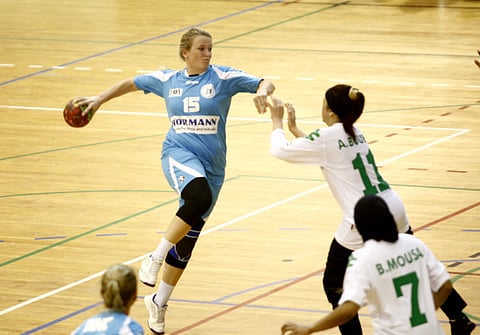 Dubai women's handball team battles the best