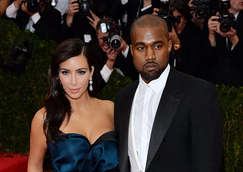 Kim Kardashian and Kanye West 
