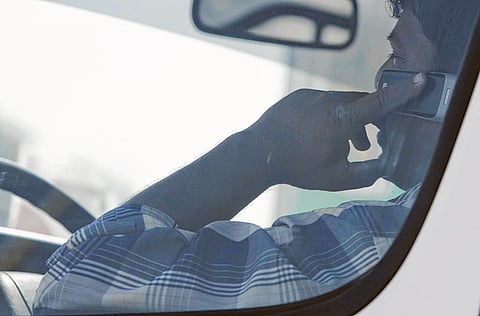 New radars across Abu Dhabi emirate will notify drivers if they fail to buckle up in the car. Notifications will also be sent by SMS if a driver is found using a hand-held device