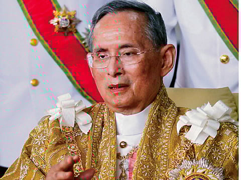 Protecting Thailand’s king with a gag