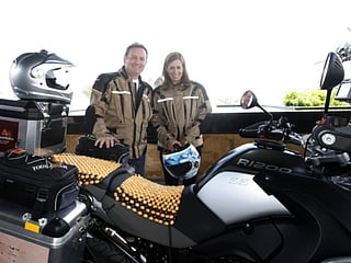 French couple undertake 21 day bike journey for local charity