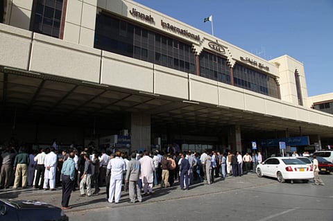 An immigration officer at Pakistan's Karachi airport has been suspended over an alleged harassment incident. 