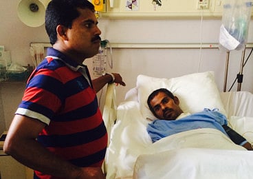 Paralysed man now has to worry about hospital bills