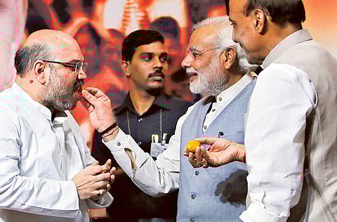 "The 'Modi magic' of swinging election results by oratory seem to be over. Ditto for the media anointed 'Chanakya' – BJP president Amit Shah"  (Chanakya was the political advisor of historical Indian king Chandragupta who was known for his guile and political manipulations – also known as Kautilya)
