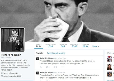 Twitter/@Dick_Nixon