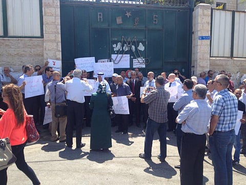 Jerusalem school’s ban on veil draws protest