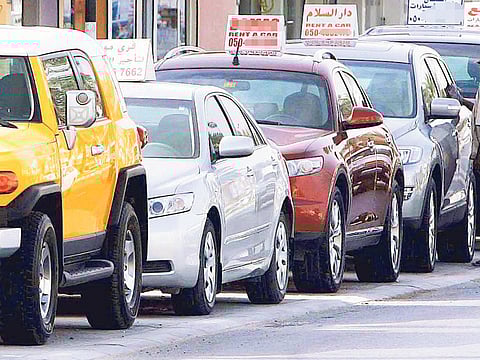 Picture for illustrative purposes, local car rental companies. 