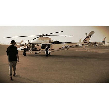 Akshay Kumar filming in Abu Dhabi