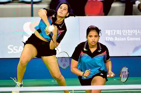 India's Pradnya Gadre and Reddy N Sikki 