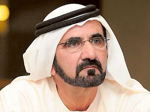His Highness Shaikh Mohammad Bin Rashid Al Maktoum, Vice-President and Prime Minister of the UAE and Ruler of Dubai.