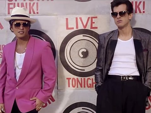 Mark Ronson and Bruno Mars keep top spot in British music charts