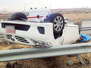 Taking wet roads lightly is dangerous 