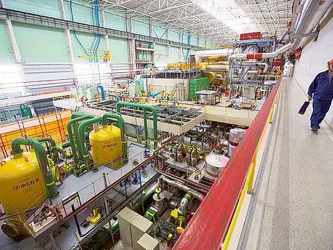 A nuclear power station, operated by Rosatom Corp, in Novovoronezh, Russia.