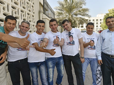Egyptians in the UAE vote in parliamentary elections
