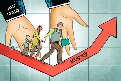 The growth that refugees drive