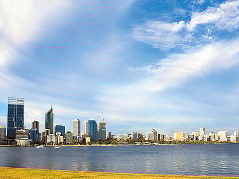 As sea levels rise Perth itself is sinking