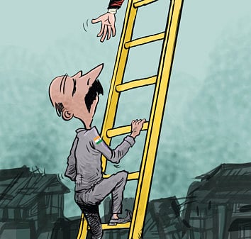 Easing world poverty depends on India