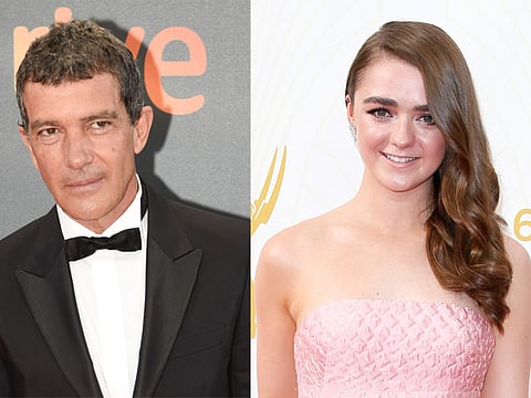 Antonio Banderas, Maisie Williams in Dubai in October