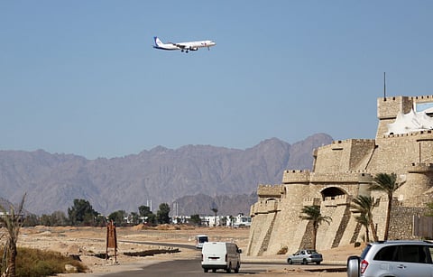 Russian charter airplane Ural airlines arrives at the airport of the Red Sea resort of Sharm el-Sheikh, Egypt November 12, 2015.
