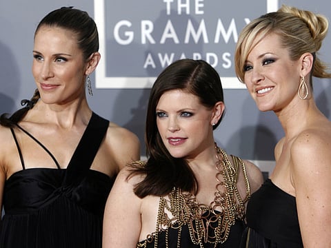 The Chicks: Emily Robison, Natalie Maines and Martie Maguire.