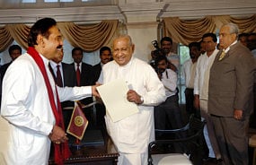 November 21, 2005: Sri Lanka elects new prime minister