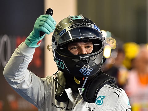 Rosberg takes sixth consecutive pole of season in Abu Dhabi