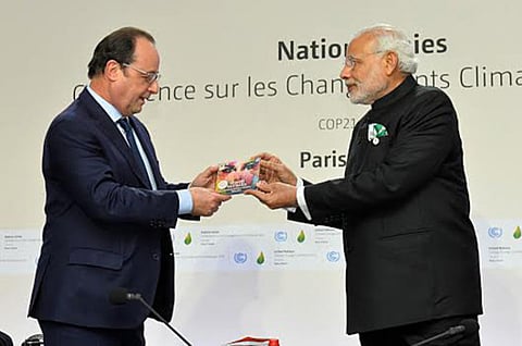 Modi, Hollande launch Ricky Kej’s new album in Paris