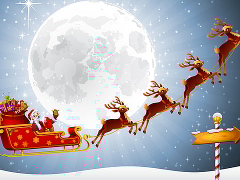 Live map: Track Santa's journey