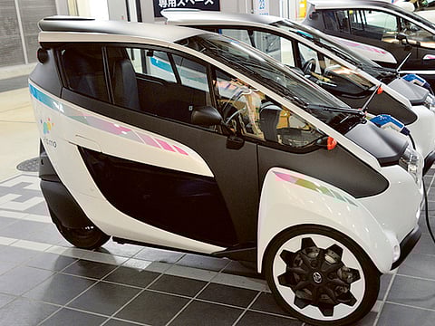 Toyota does the rounds with an ultra-small three-wheeler